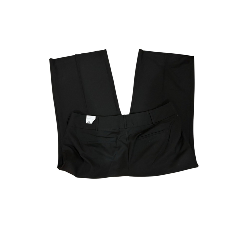 NWT Lane Bryant The Perfect Drape Wide Leg High Rise Trousers Black Women's 26 S - Picture 4 of 5